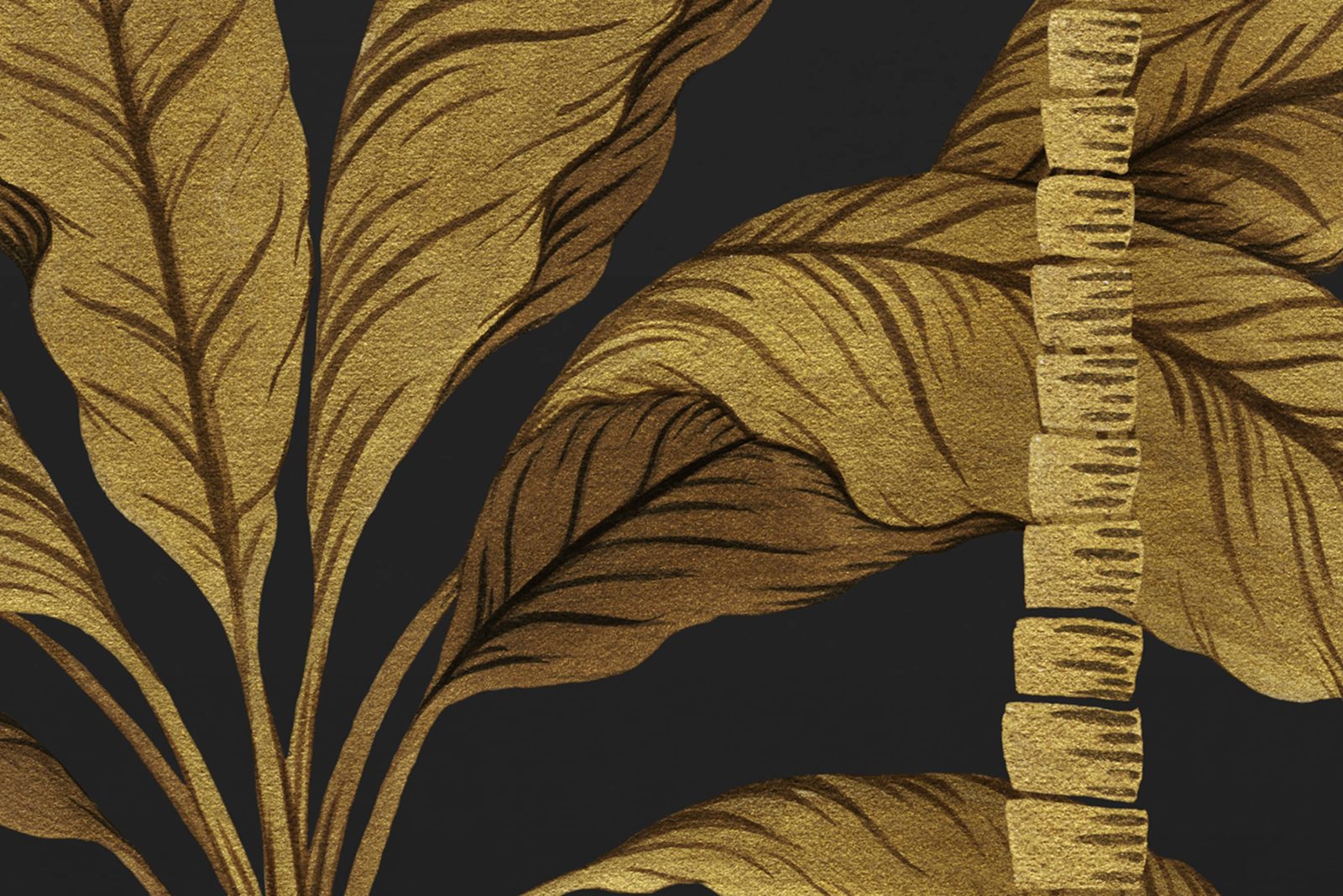 Golden Palms, Black, Rebel Walls 4