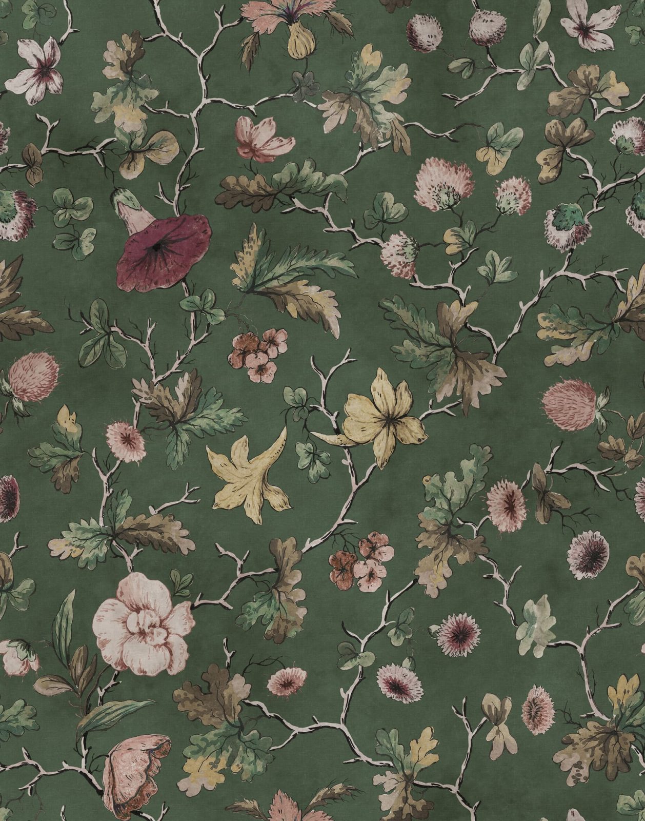 Verdant Bloom, Green, Rebel Walls