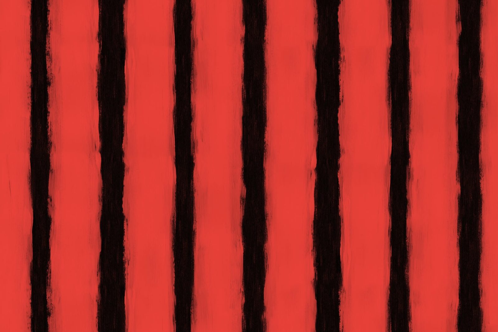Painted Stripes, Red, Rebel Walls