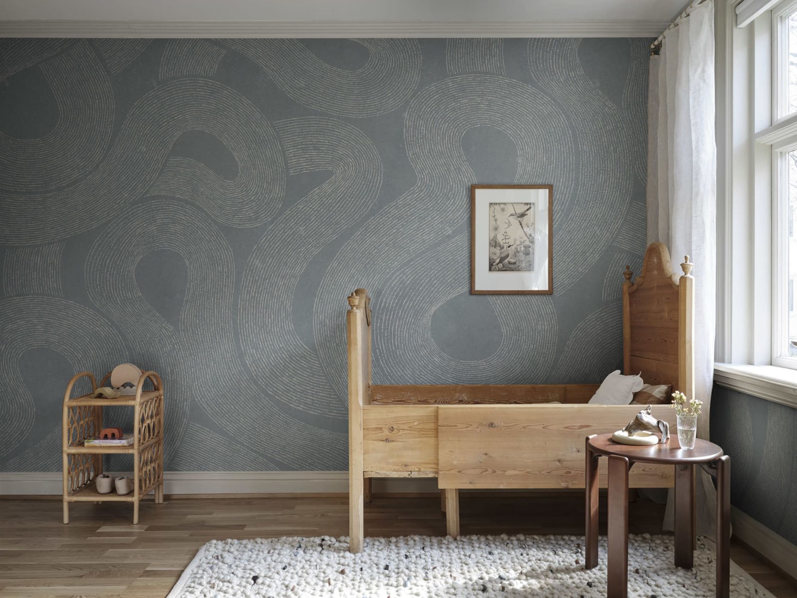 Zen Mural, Misty Blue, Sandberg 2