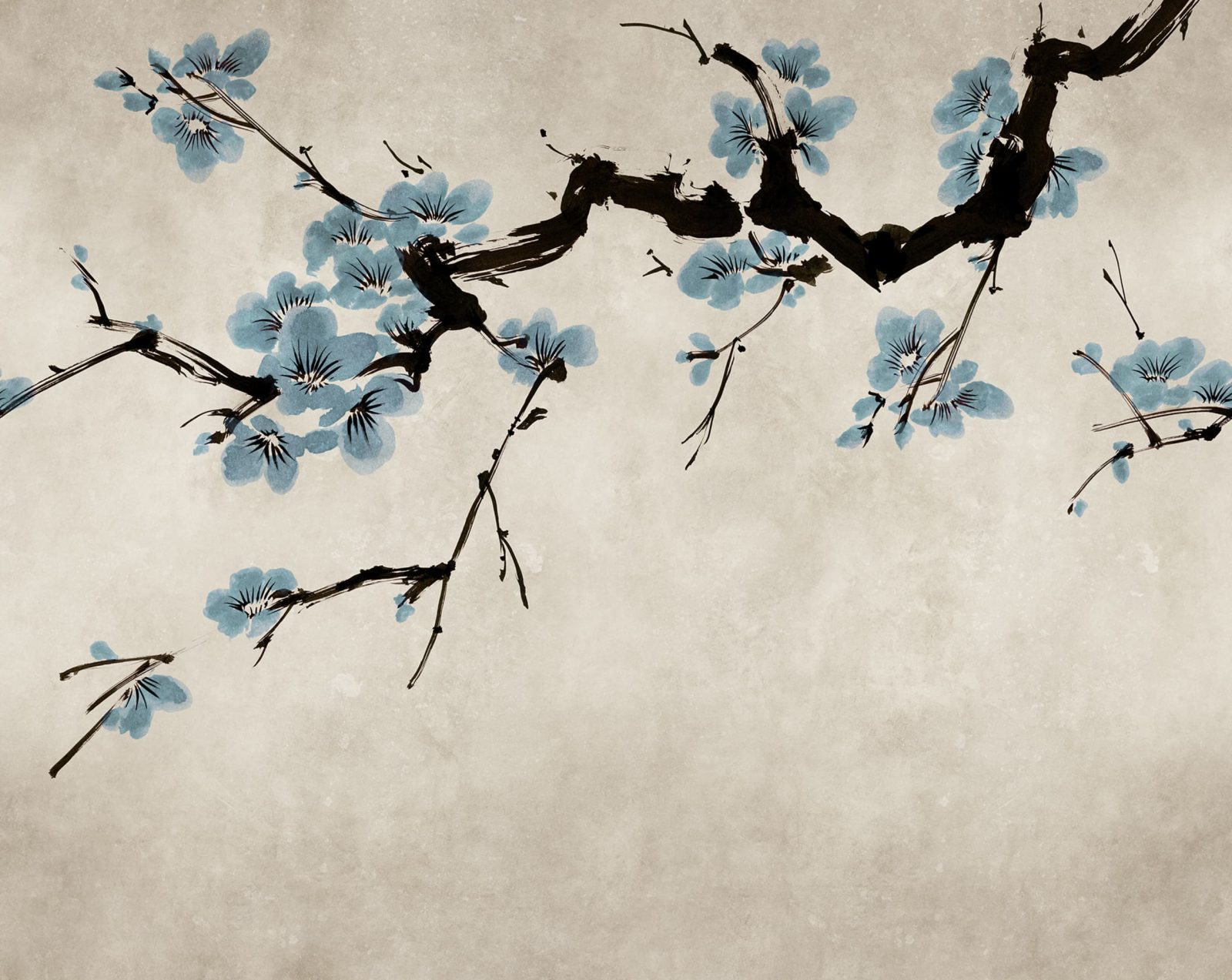 Blush of Spring, Light Blue, Rebel Walls