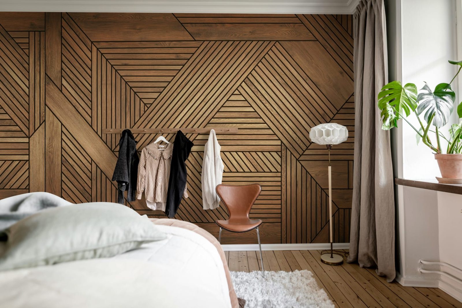 Wooden Art Bold, Teak, Rebel Walls 3