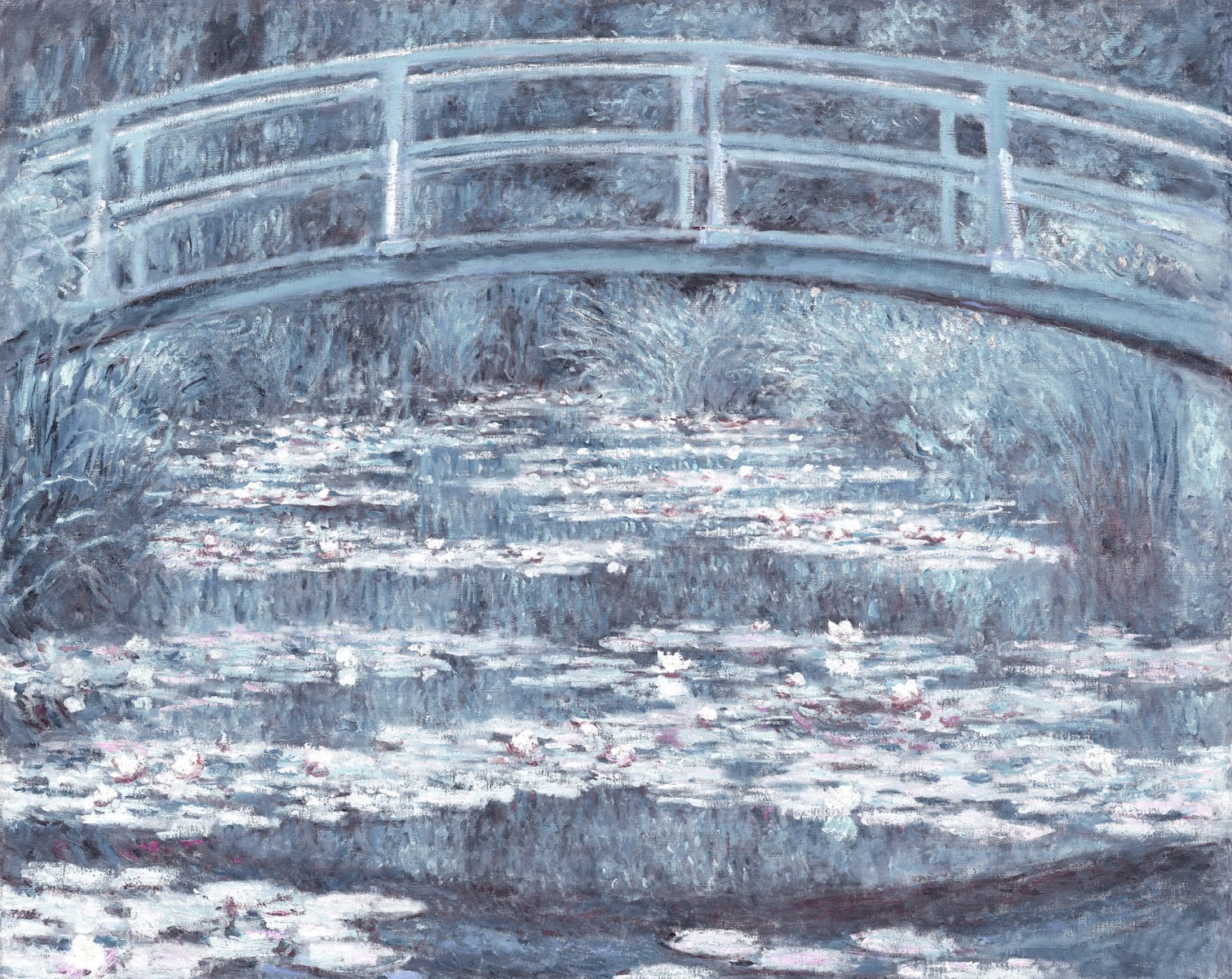 The Japanese Footbridge, Blue, Rebel Walls