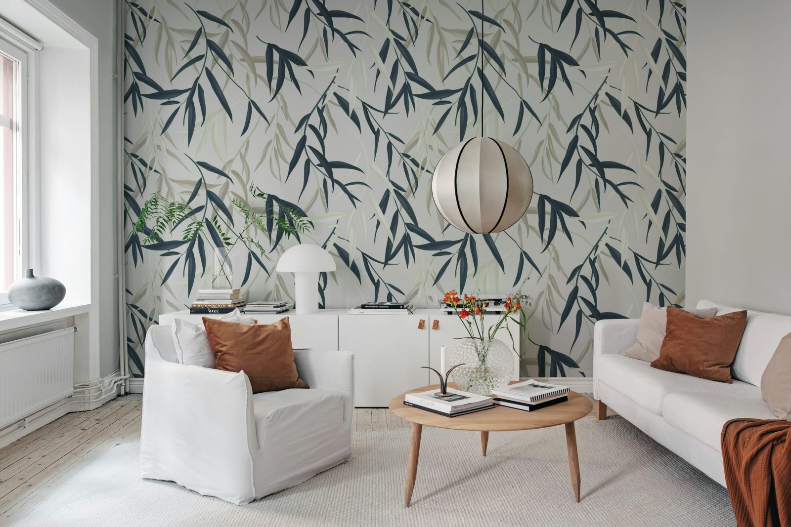 Bamboo Jungle, Blue, Rebel Walls 2
