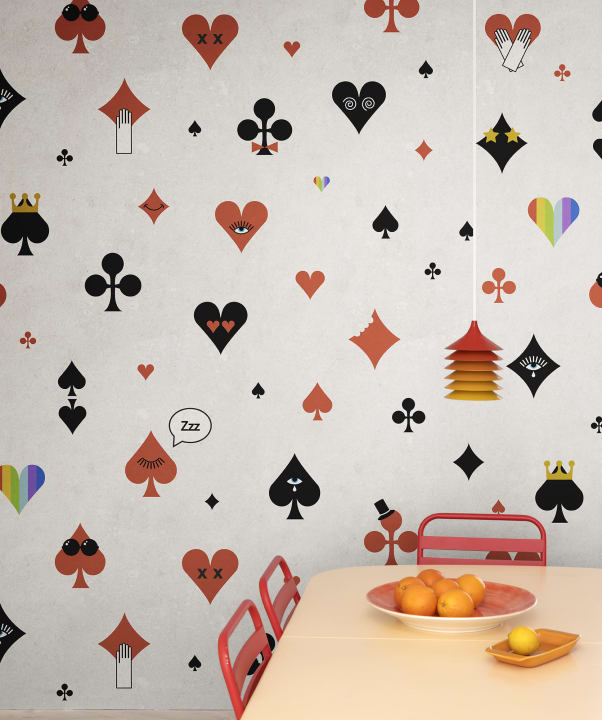 Poker Face, Red, Rebel Walls 3