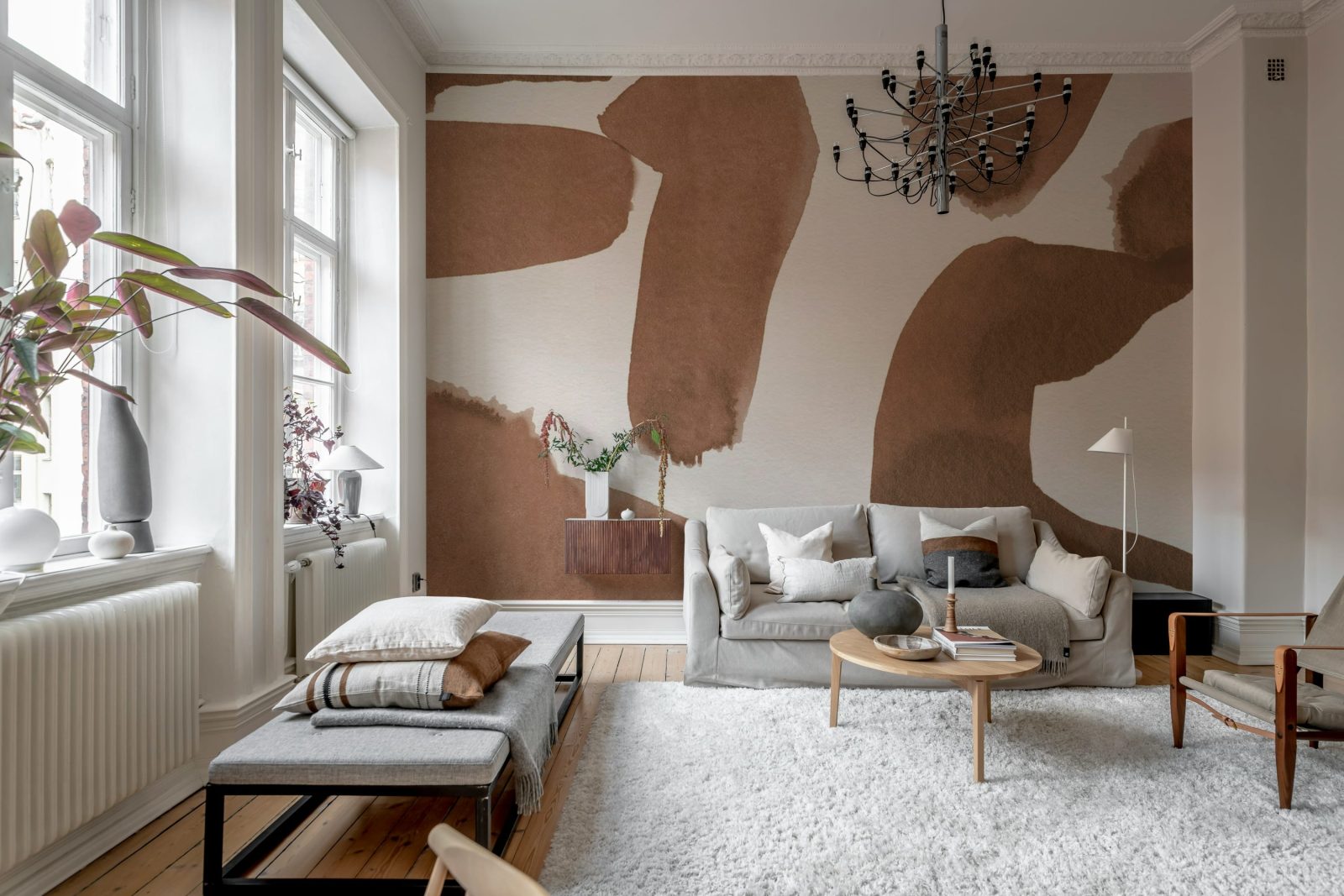 Wiggle Shapes, Mocha Mousse, Rebel Walls 2