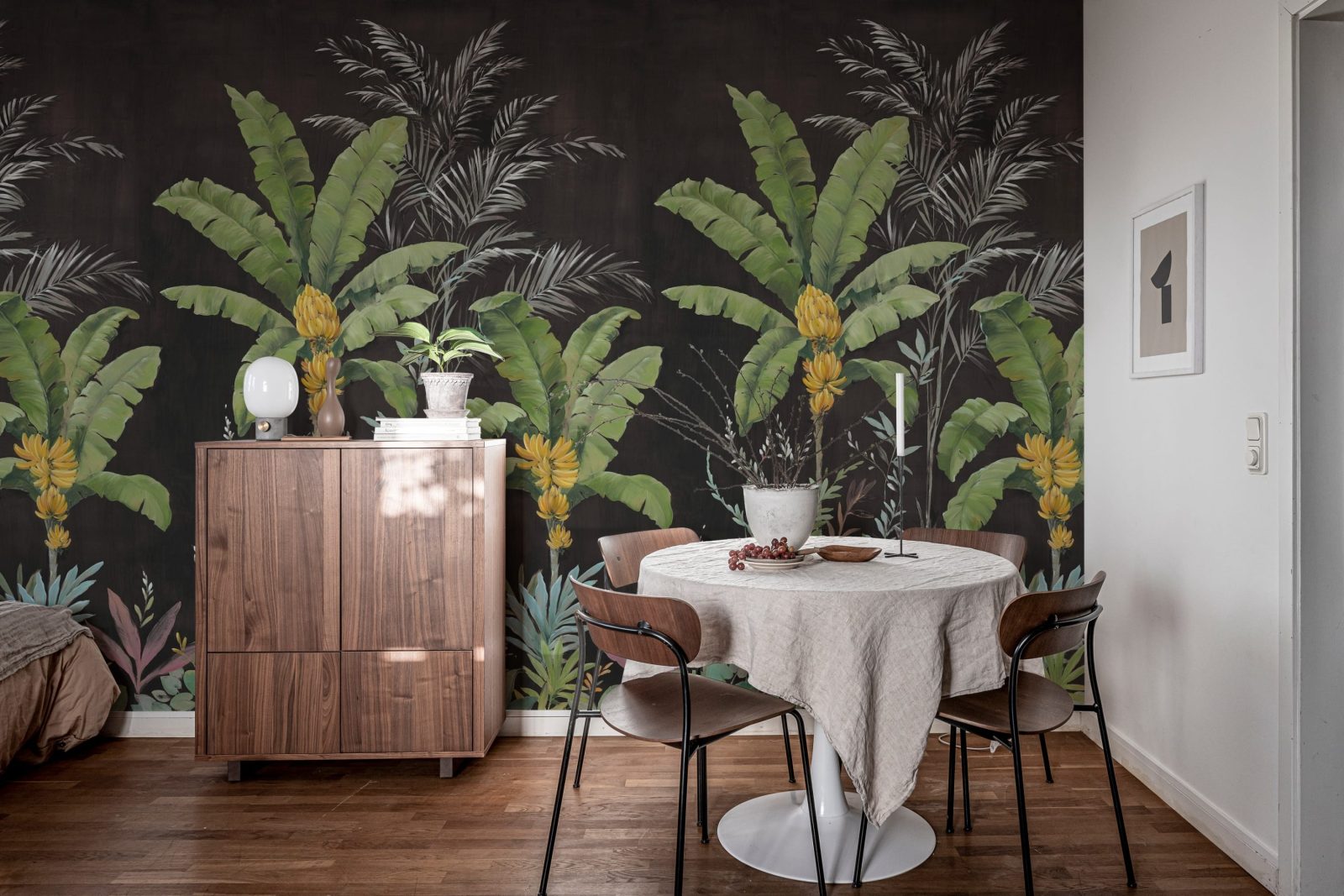 Banana Tree Jungle, Black, Rebel Walls 2