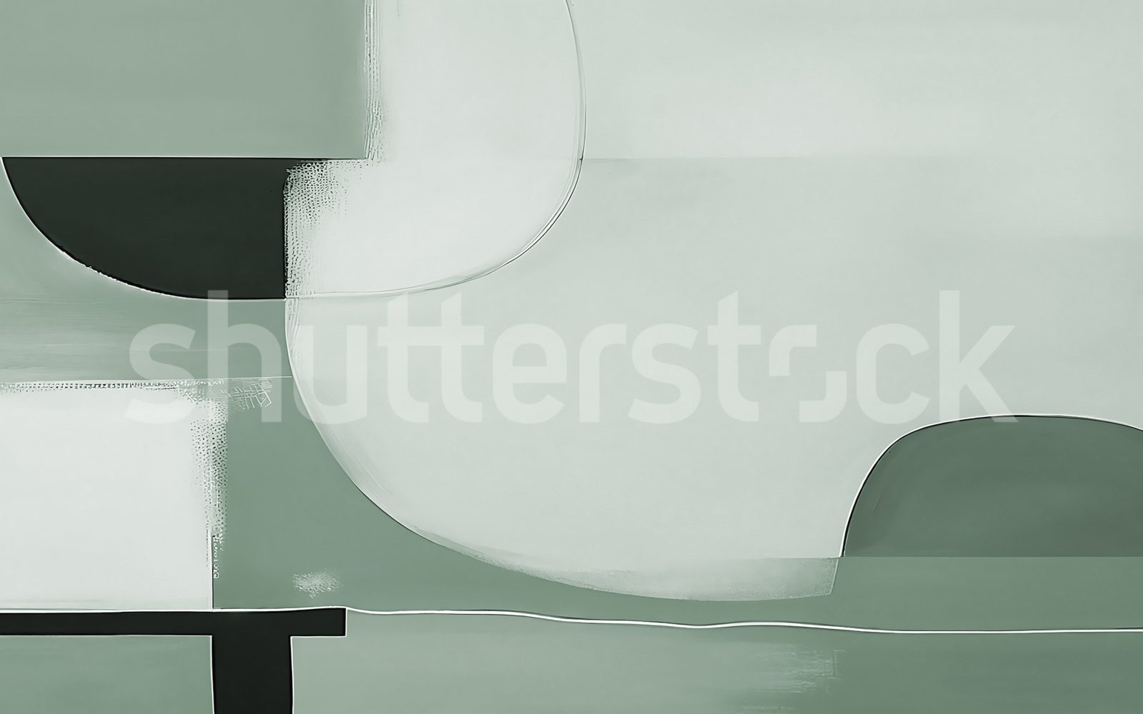 Abstract Shapes, Green, Rebel Walls