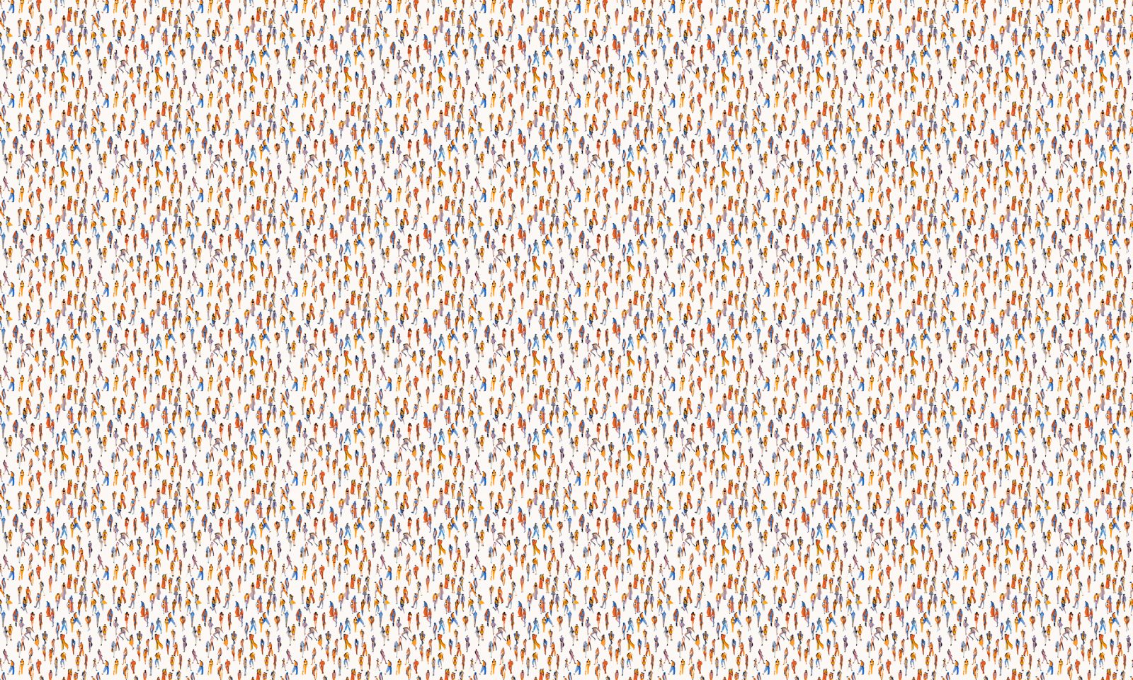 Unique People, White, TresTintas 5mp / rola 3