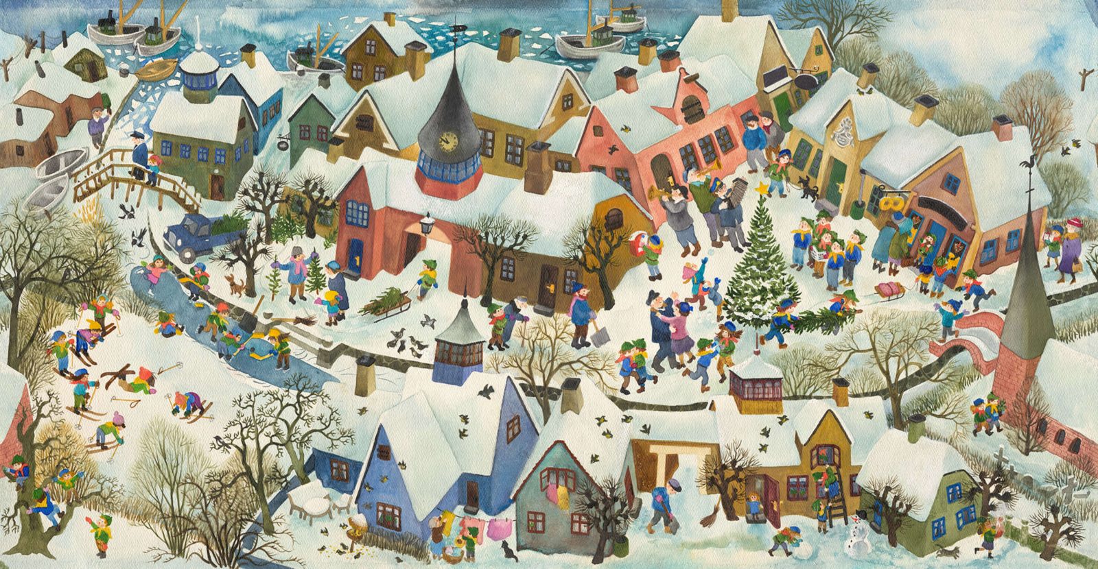 Friendly Town, Winter, Rebel Walls