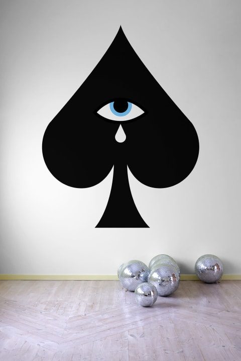 Ace of Spades, Black, Rebel Walls 2