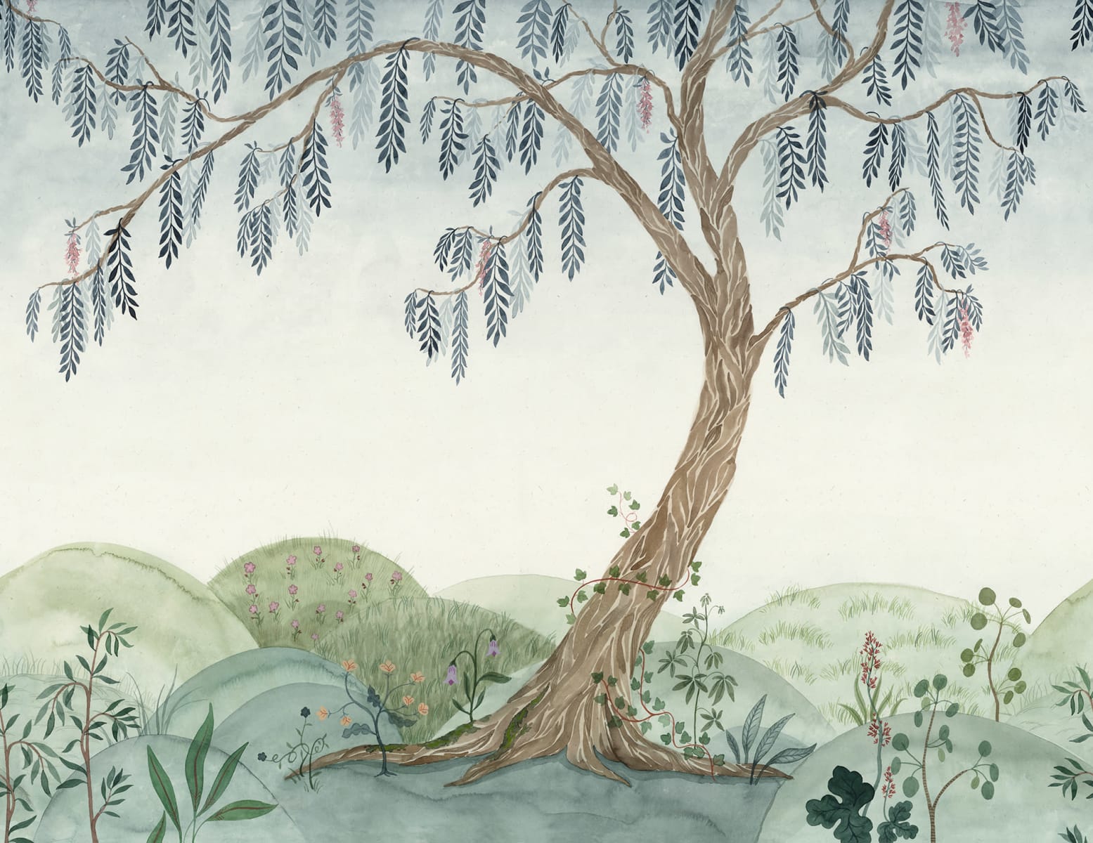 Dreamy Tree, Soft Green, Rebel Walls
