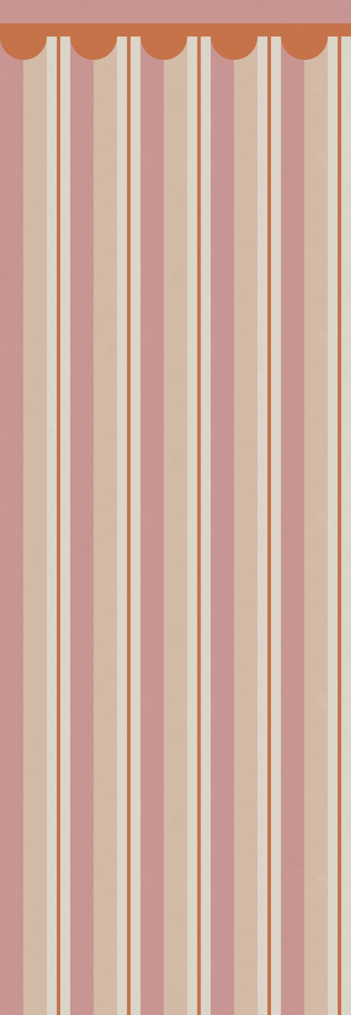 Border Stripe, Pink, Rebel Walls