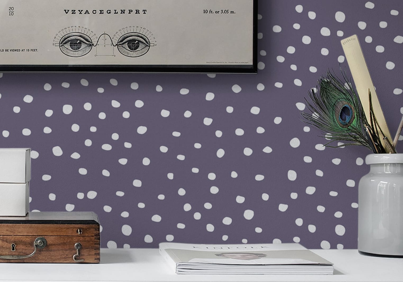 Rebel Dot, Violet, Rebel Walls 3