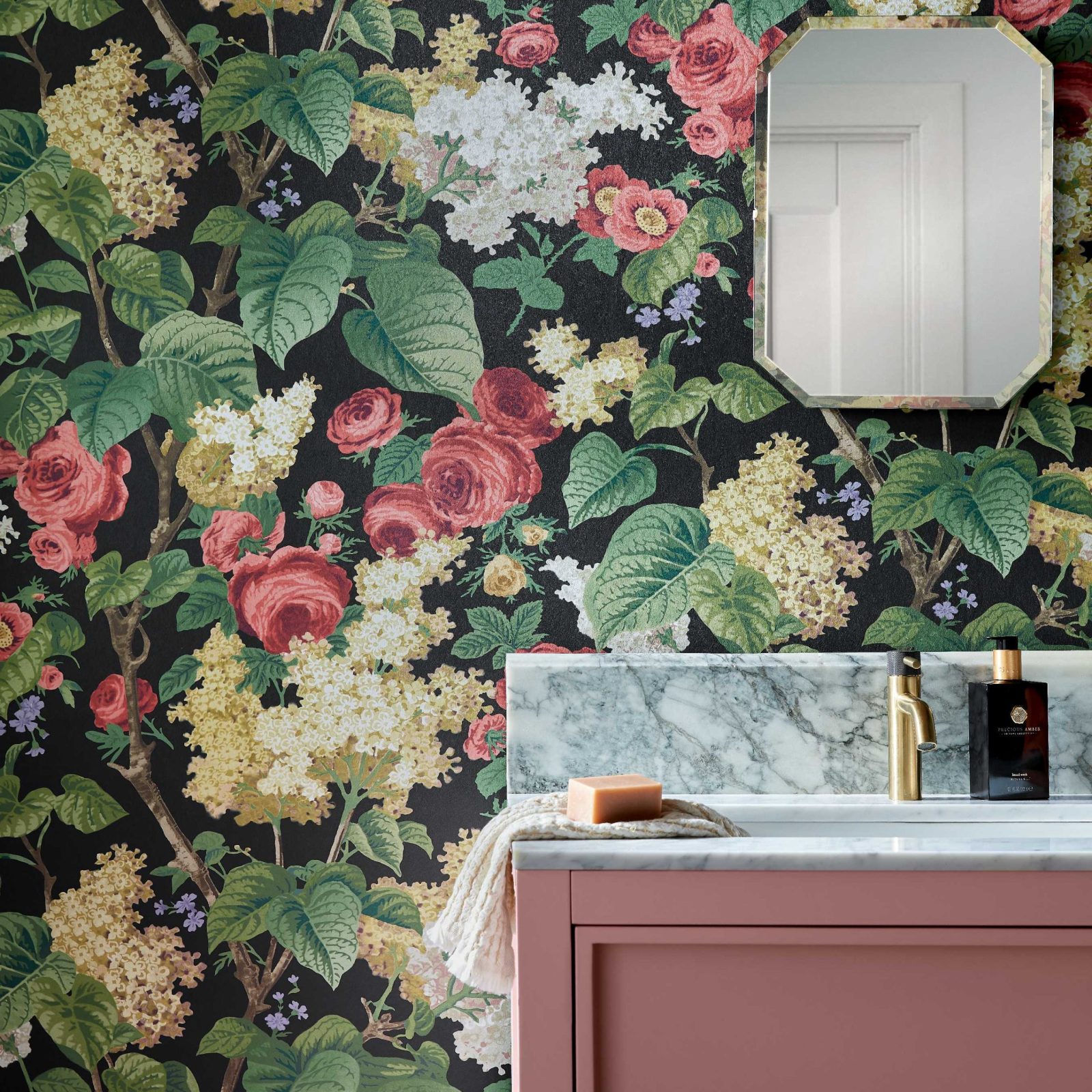 Floribunda, Midnight Black, 1838 Wallcoverings, 7mp / rola 2