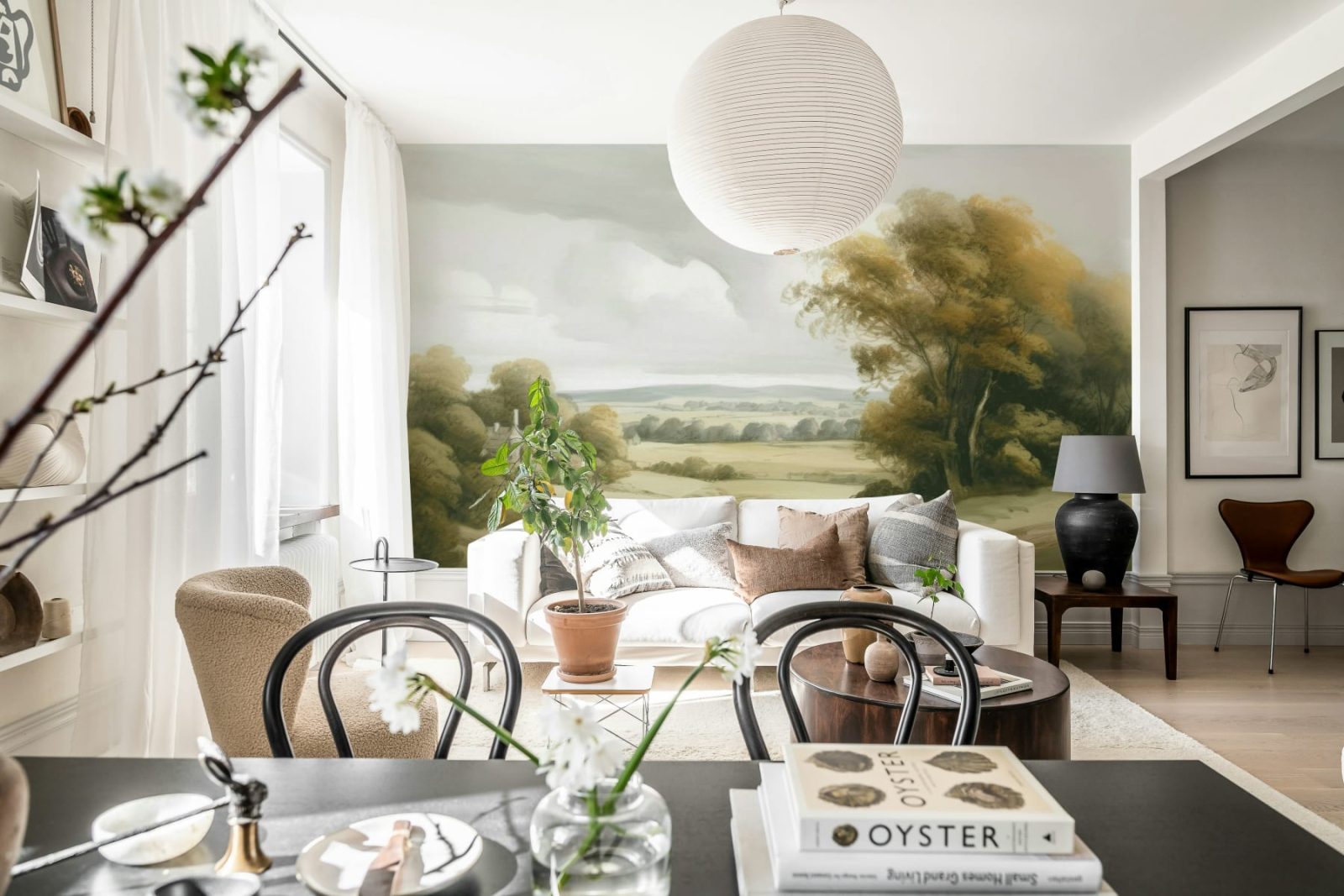 Field View Painting, Beige, Rebel Walls 2
