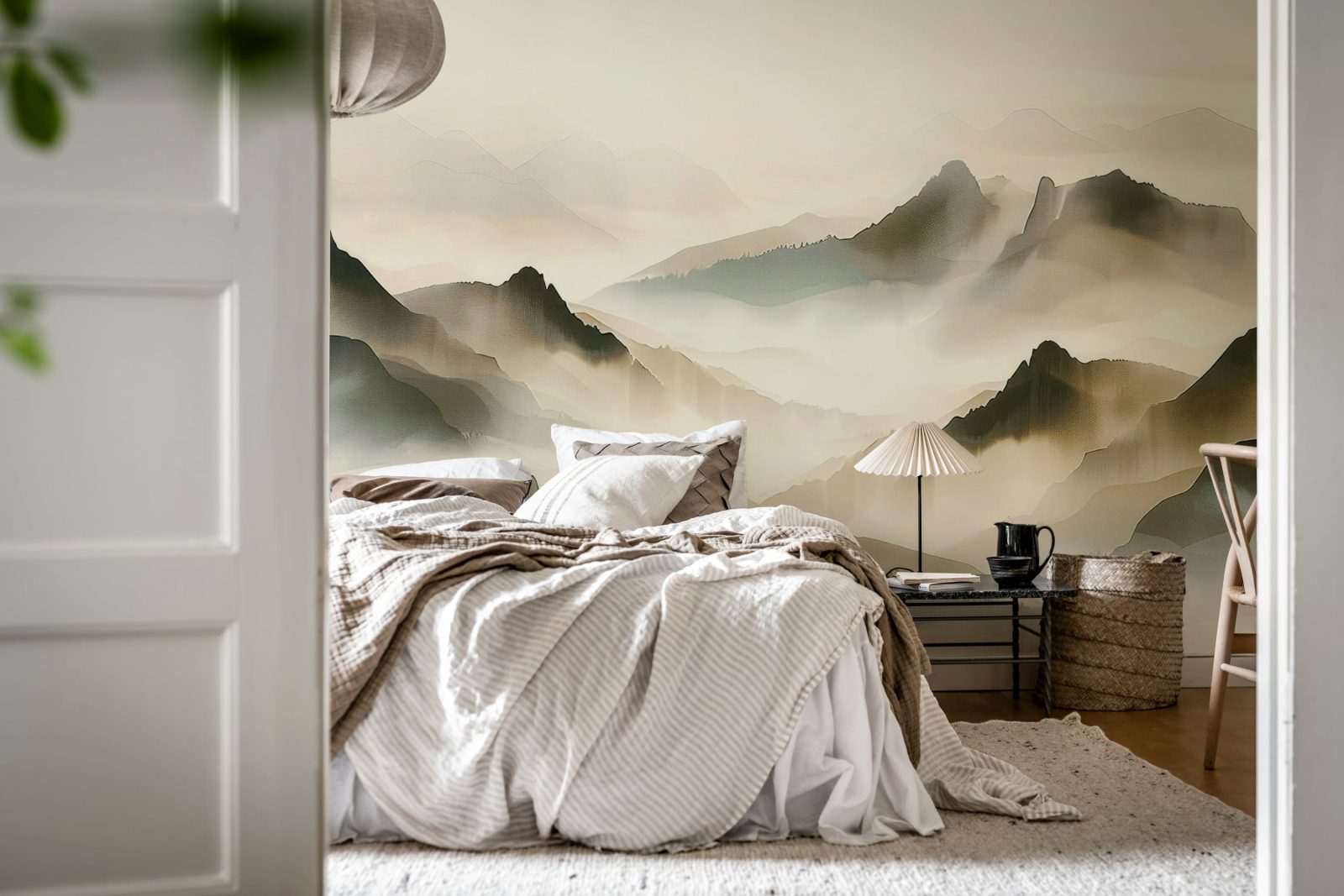 Misty Mountain, Beige, Rebel Walls 3