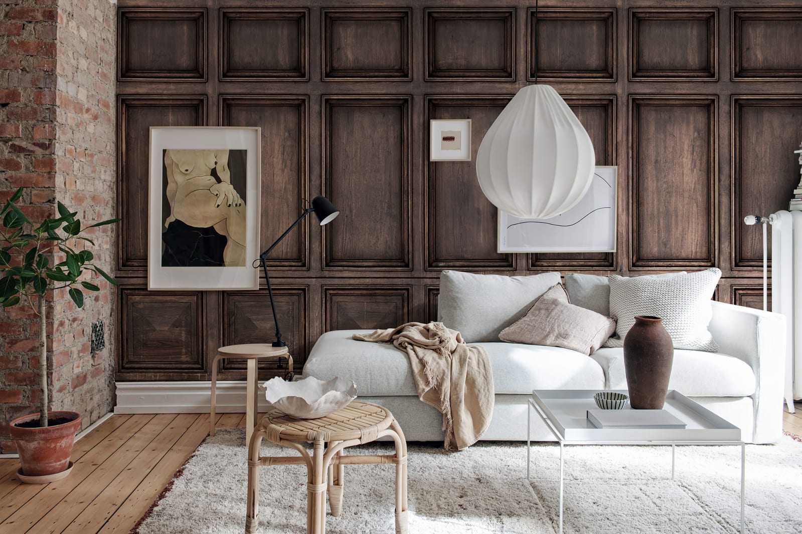 Oxford, Walnut, Rebel Walls 3