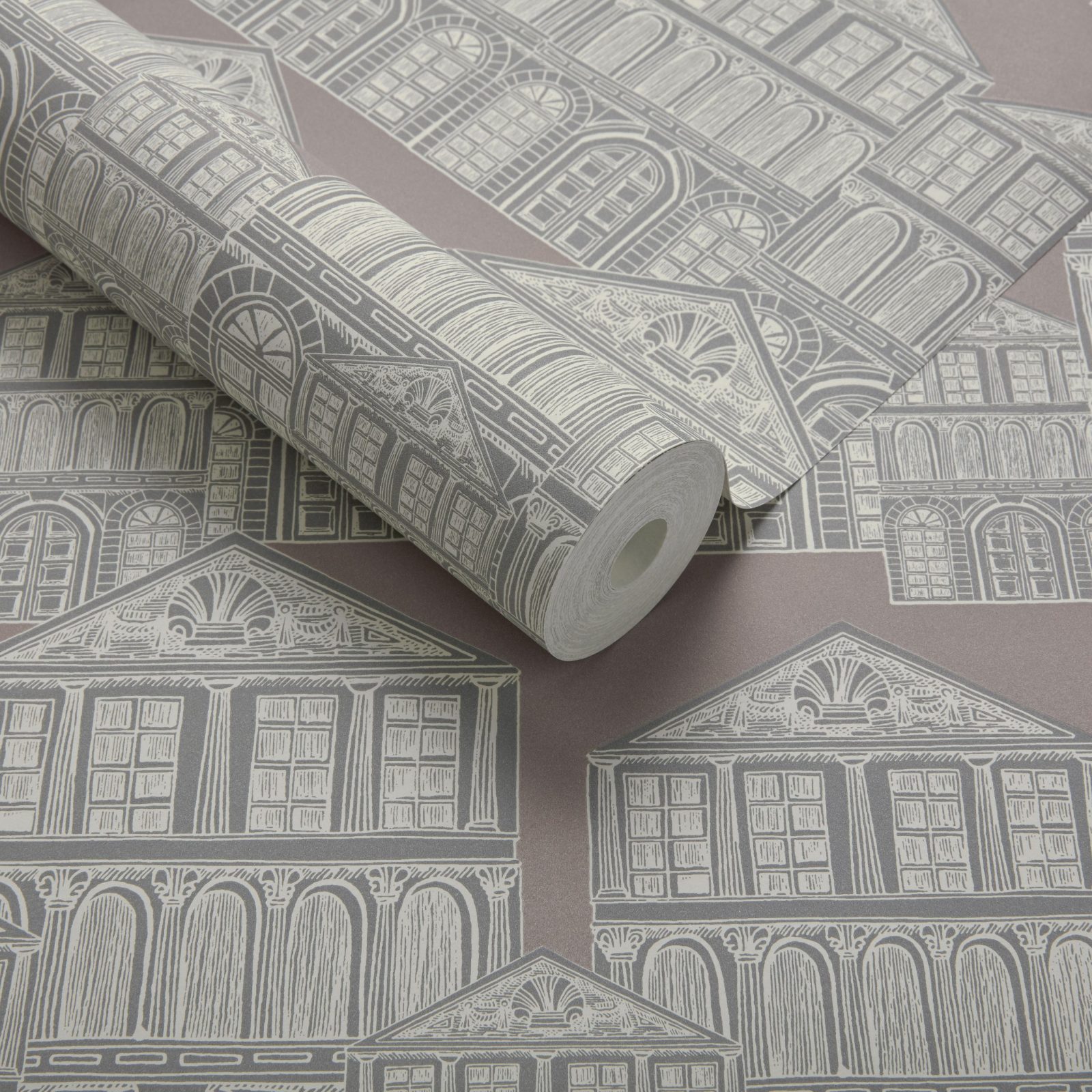 Maison, Rose Pink Luxury Patterned, 1838 Wallcoverings, 5.3mp / rola 3