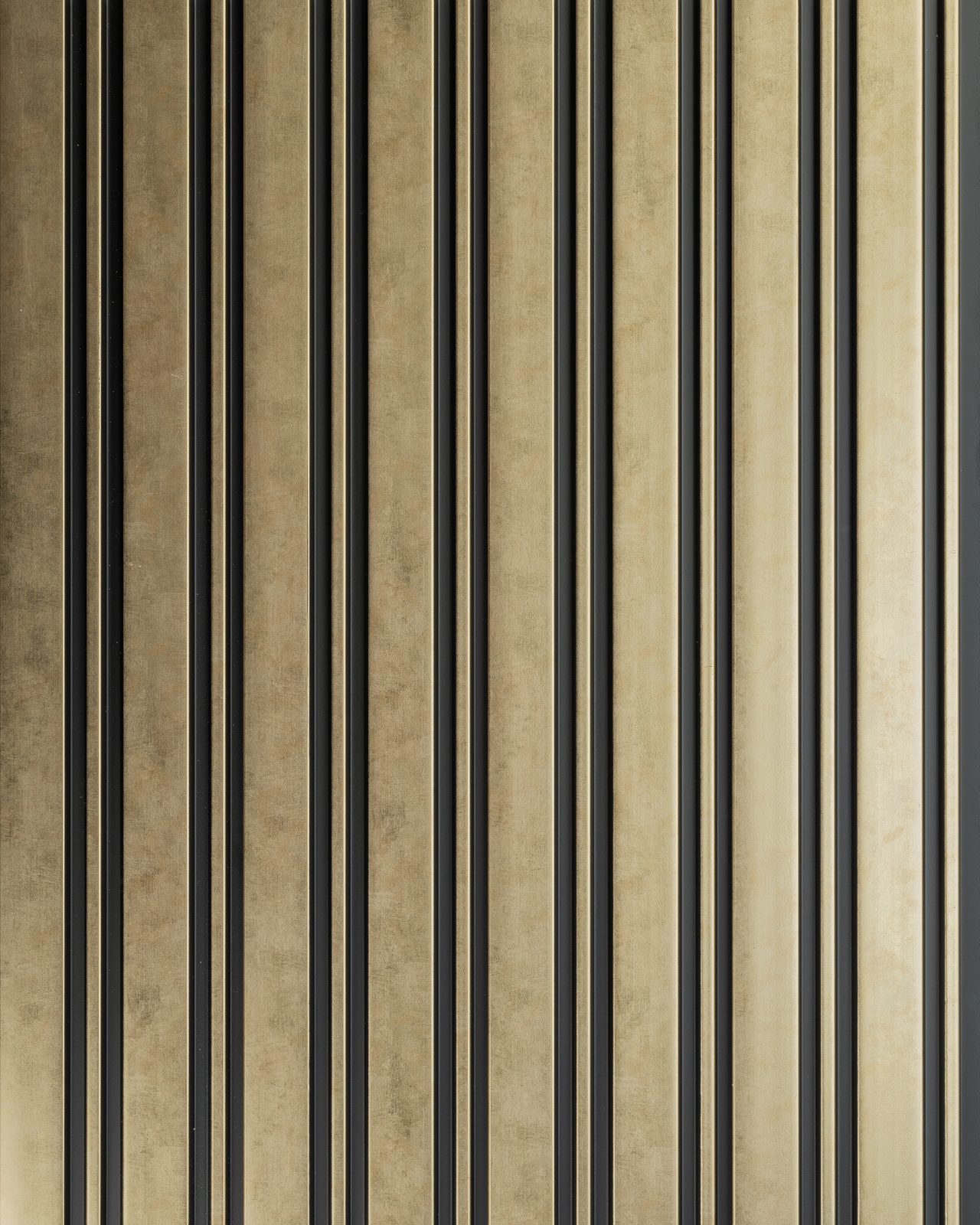 Riflaj decorativ 3D Milo, Auriu, 270x11.6cm, Lamelio