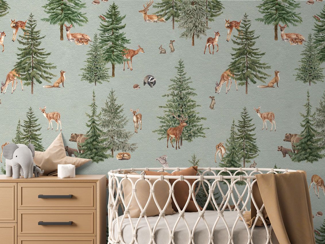 Pine Forest - Blue, Kikki Belle 5