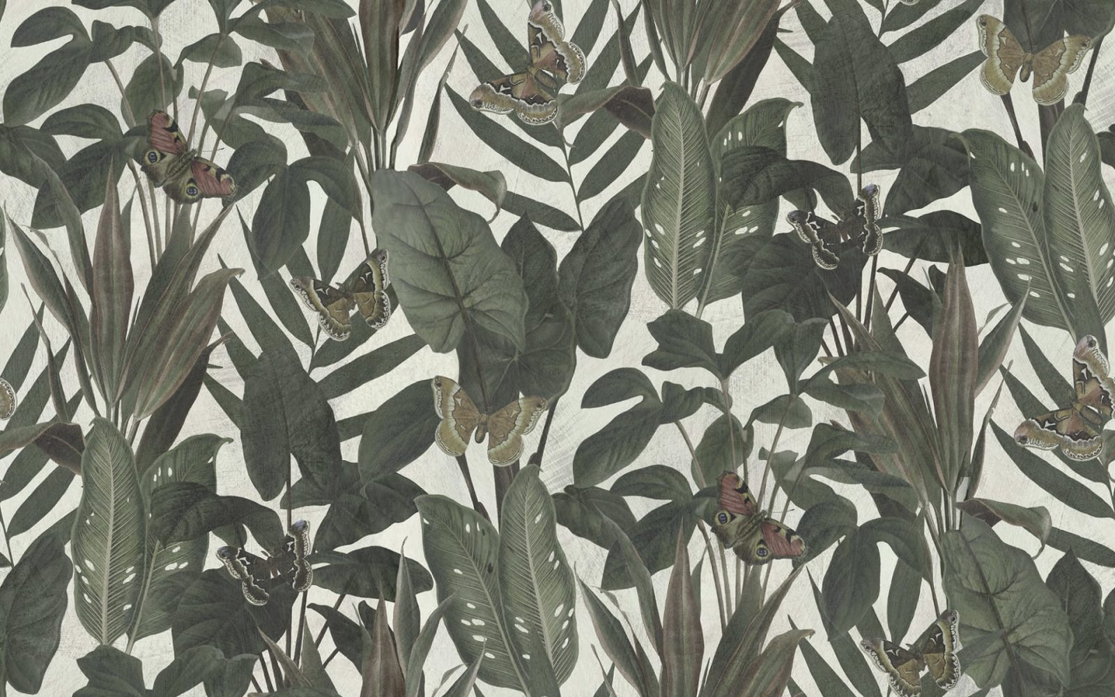 Mischievous Butterflies, Green, Rebel Walls