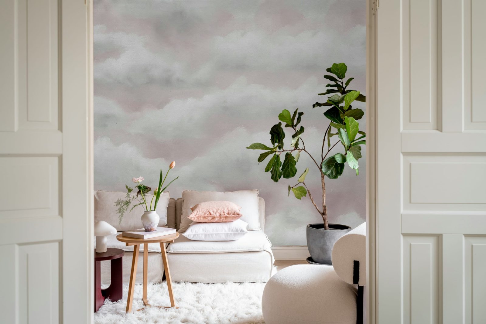 Tender Clouds, Pink, Rebel Walls 2