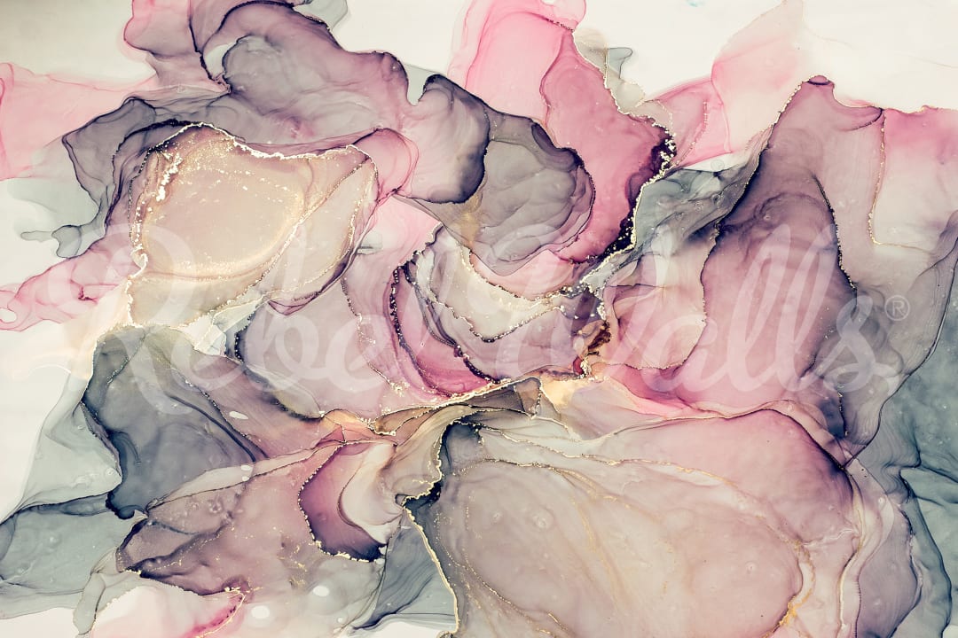 Pink Watercolors, Rebel Walls