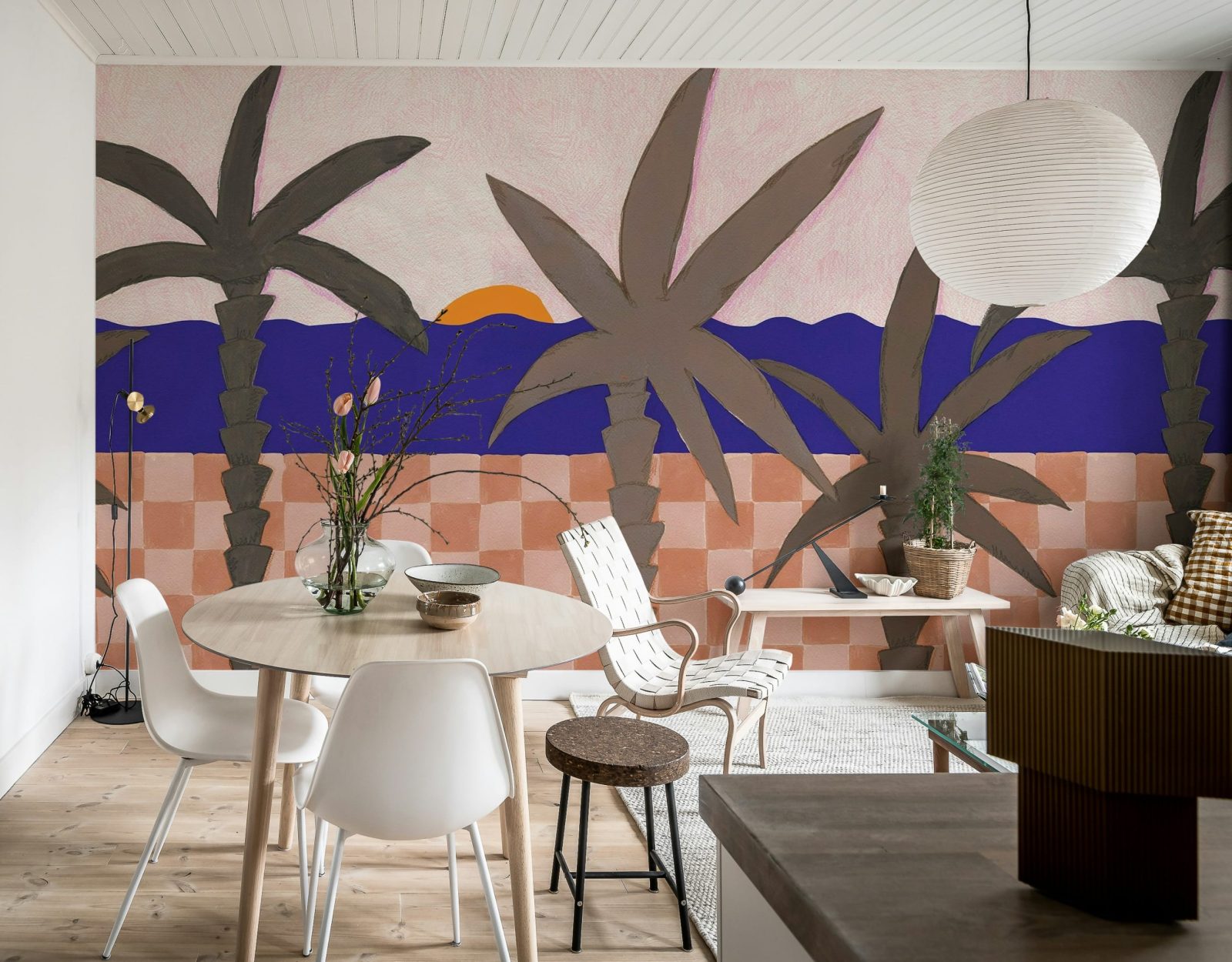 Palm Horizon, Sunset, Rebel Walls 2