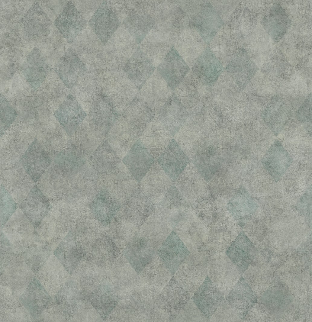 personalizabil Small Painted Diamonds, Fancy Green, Rebel Walls, 5 mp / rola