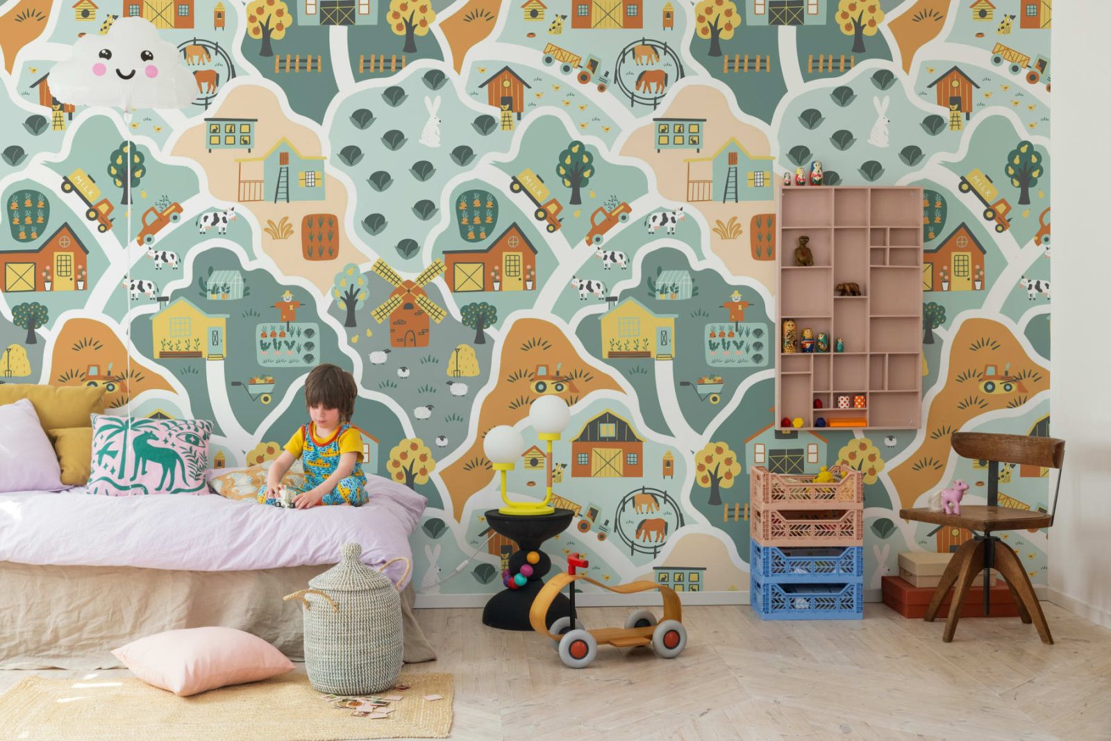 Happy Landscape, Multi, Rebel Walls 2