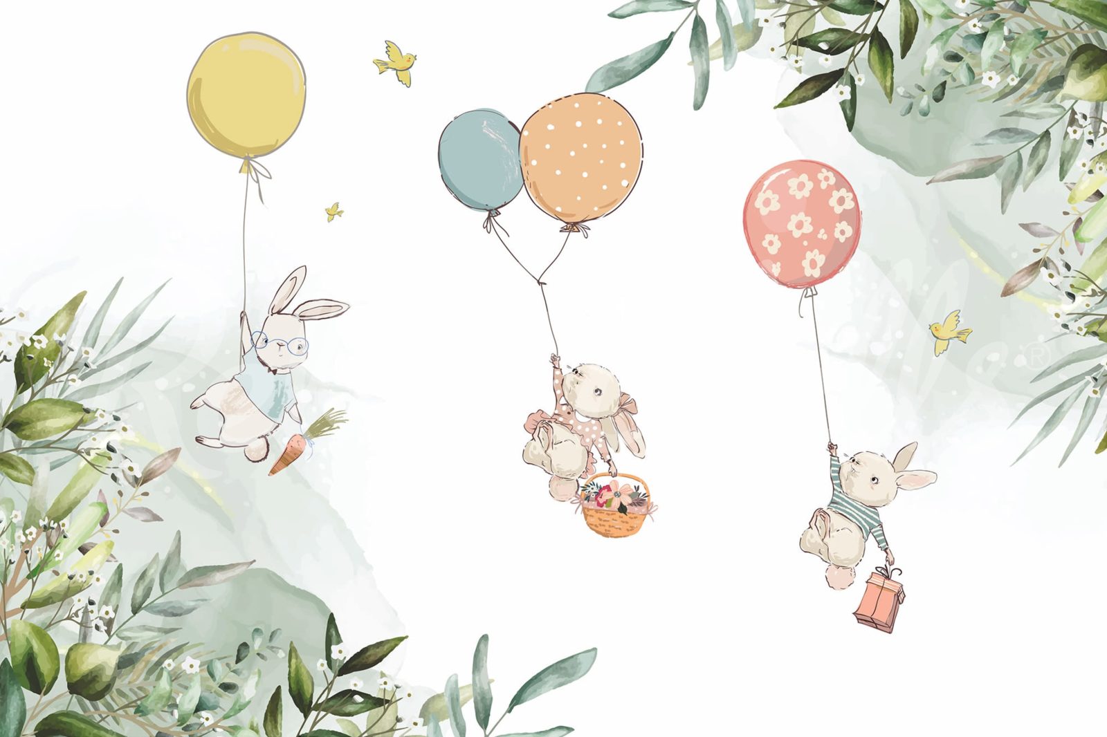 Baloon Adventure, Pastel, Rebel Walls