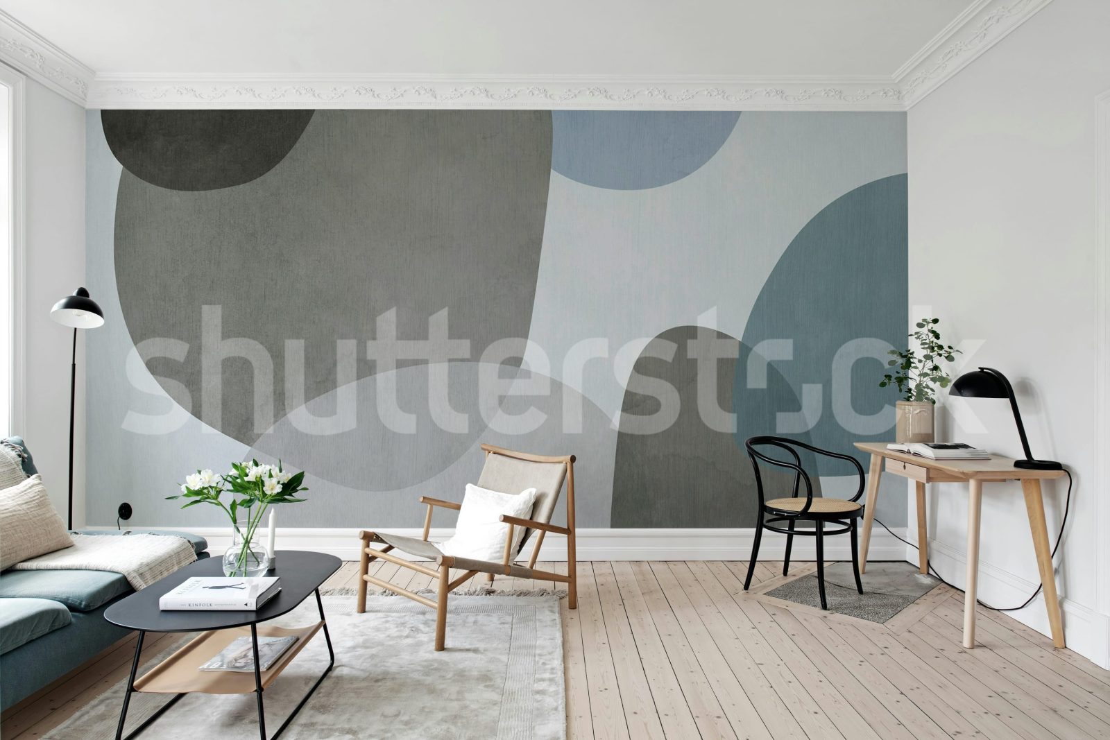 Art Petals, Blue, Rebel Walls 2