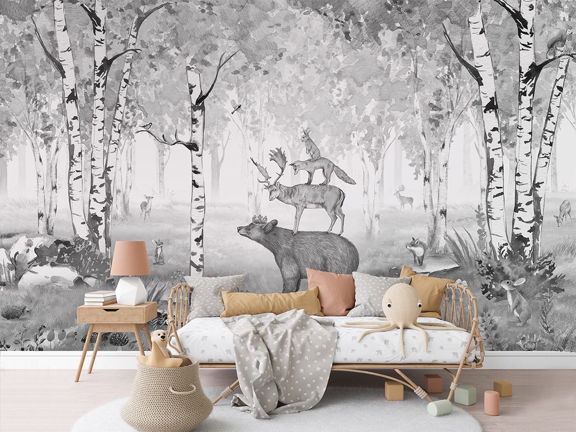 Bear King - Black and White, Kikki Belle 4