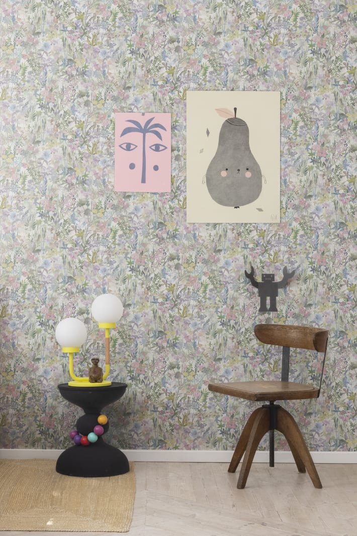 Poppy Meadow, Pastel, Rebel Walls 4