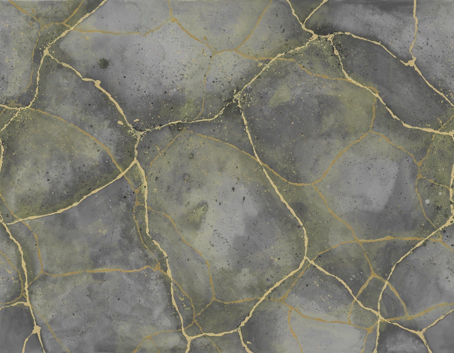 Marble Watercolor, Gray, Rebel Walls