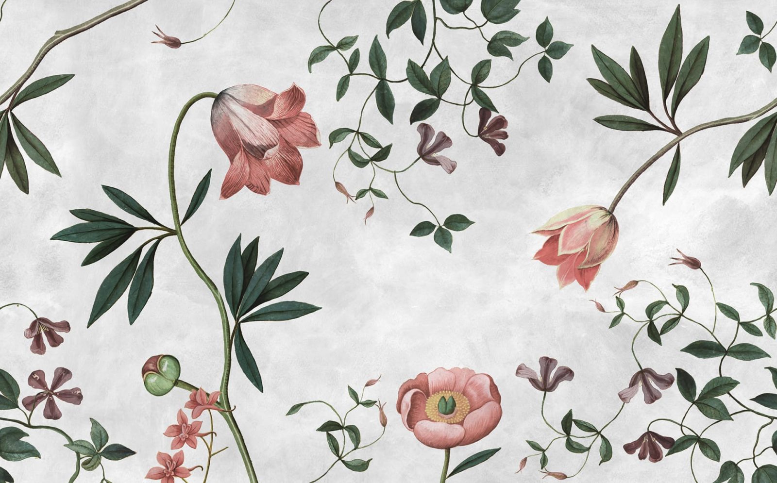 Romantic Garden, Pastel, Rebel Walls