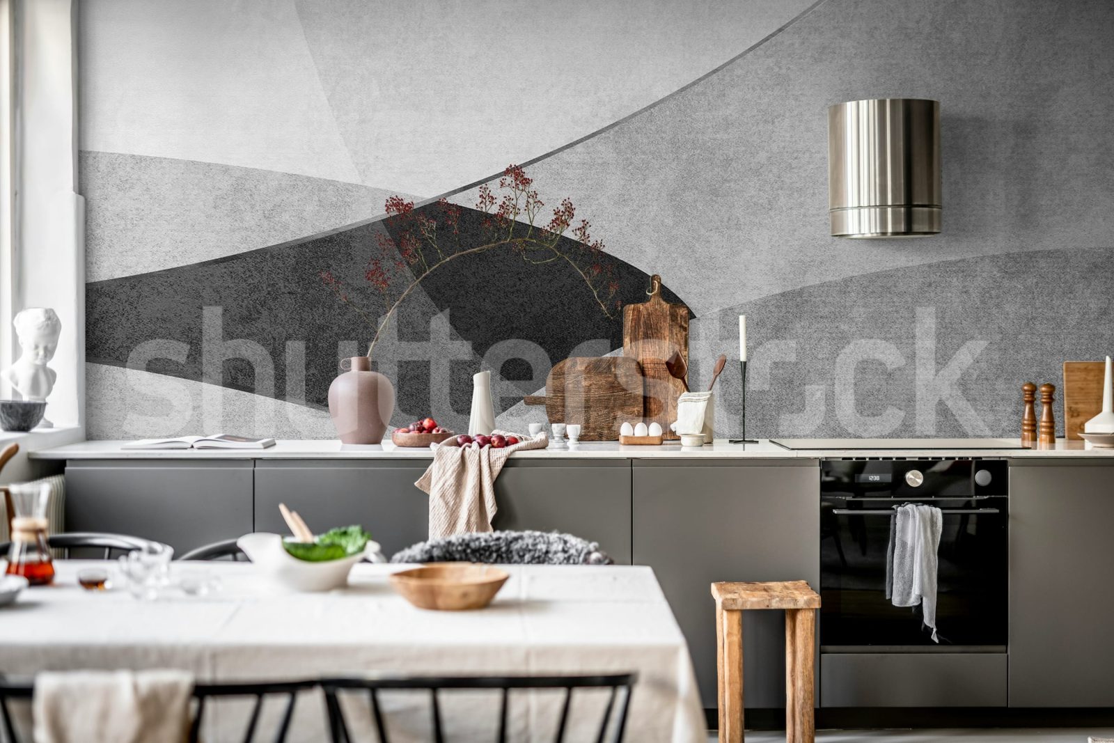 Shapes and Forms, Gray, Rebel Walls 3