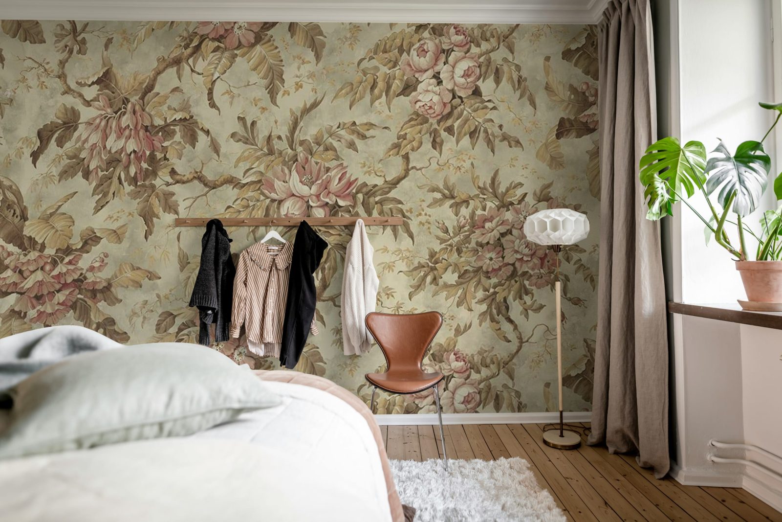 Rustic Bouquet, Beige, Rebel Walls 3