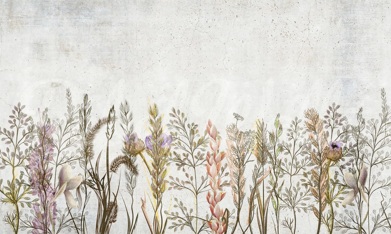 Concrete Meadow, Pastel, Rebel Walls