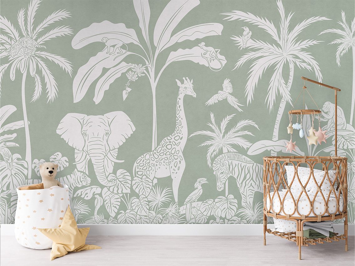 Monochrome Jungle - Green, Kikki Belle 2