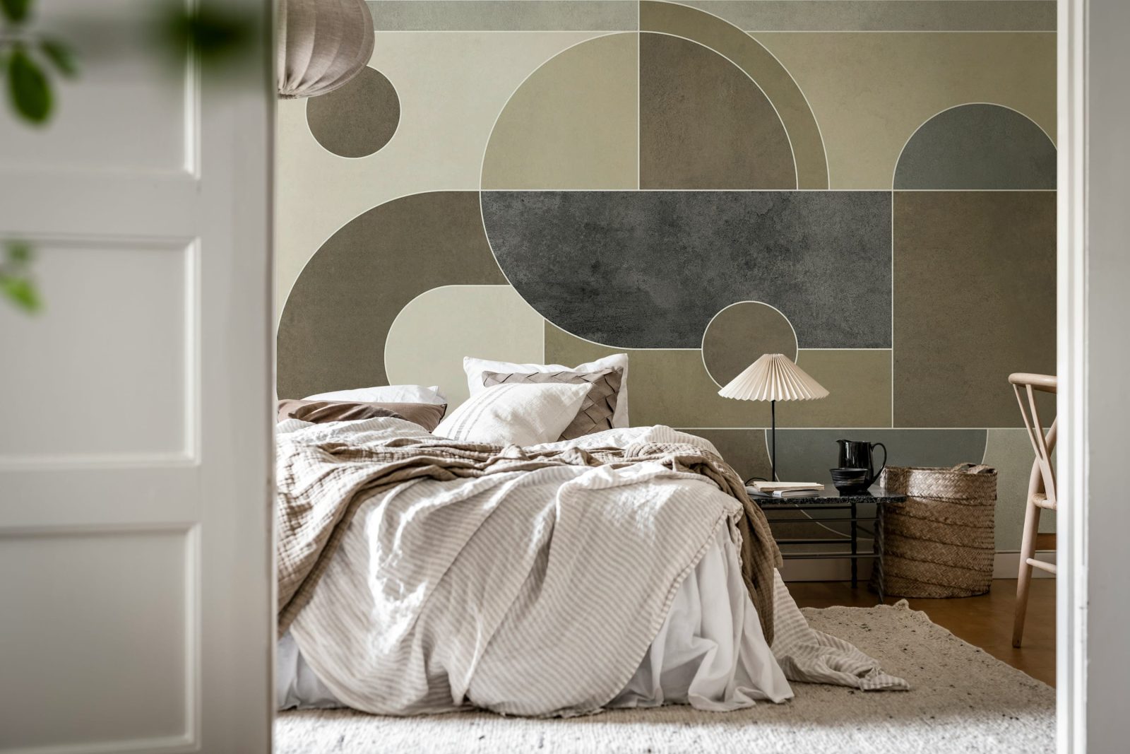 Abstract Geometry, Greige, Rebel Walls 2