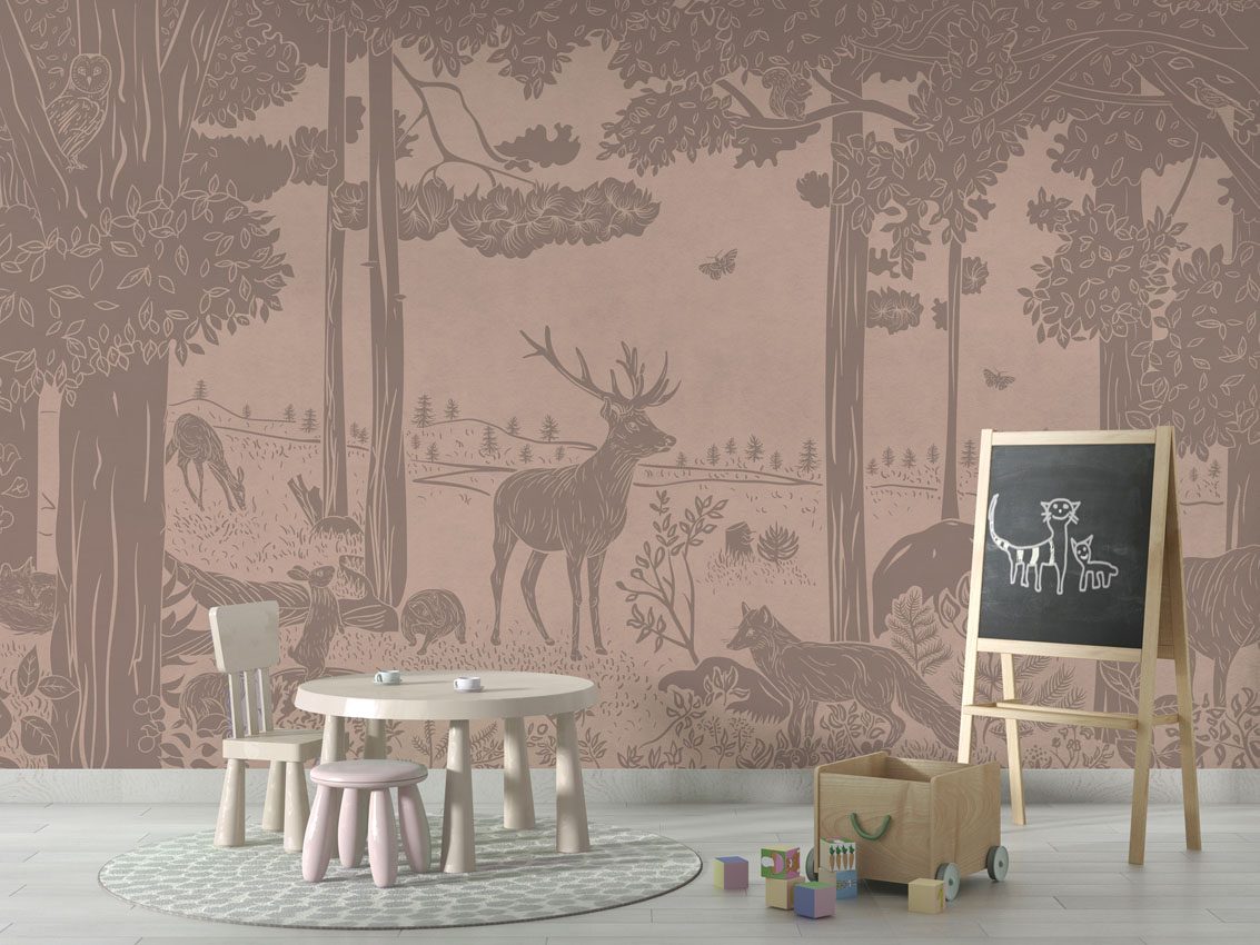 Monochrome Forest - Pink Vintage, Kikki Belle 4