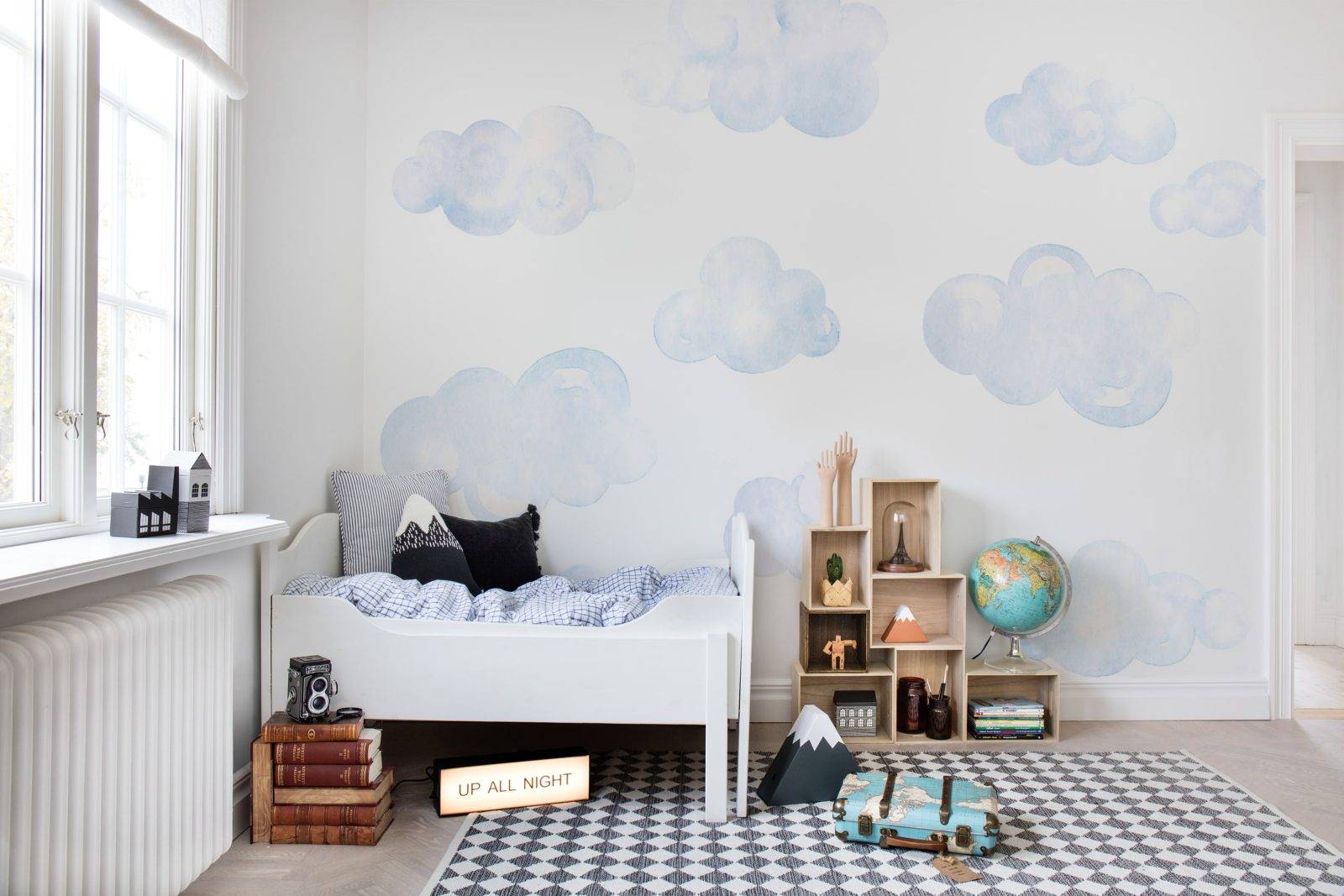 Watercolor Clouds, Rebel Walls 2