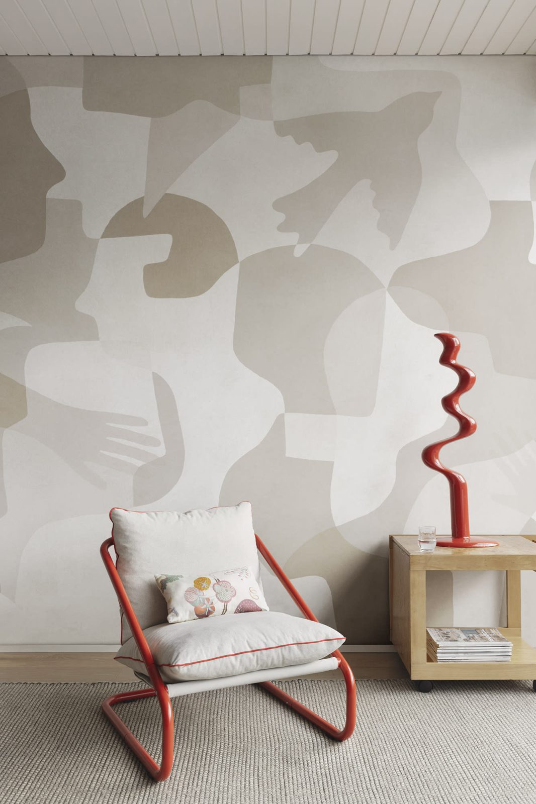 Silent Conversation, Beige, Rebel Walls 3
