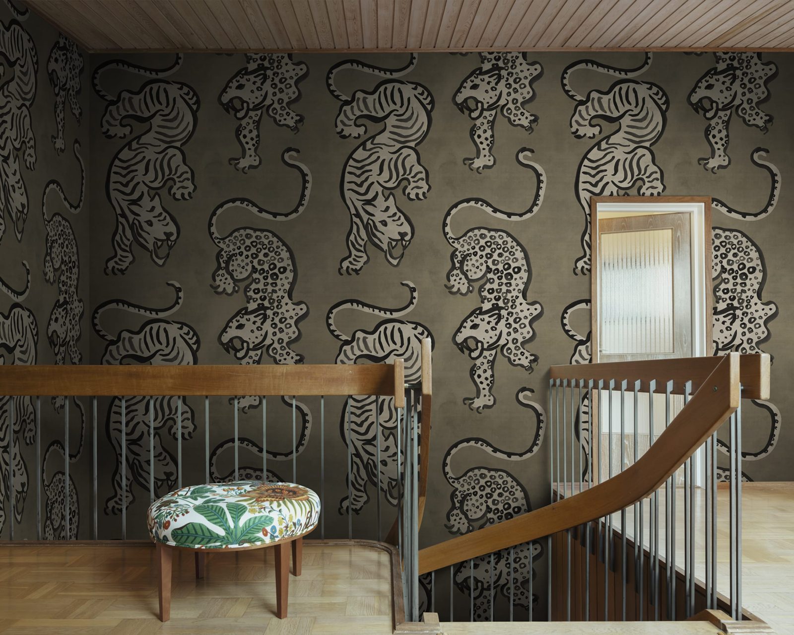 Ink Tiger, Brown, Rebel Walls 3
