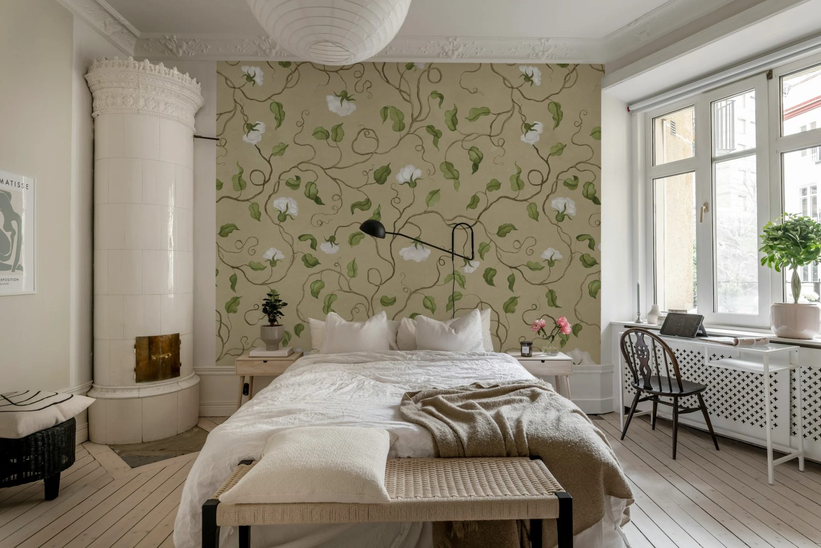 Soft Vines, Beige, Rebel Walls 3