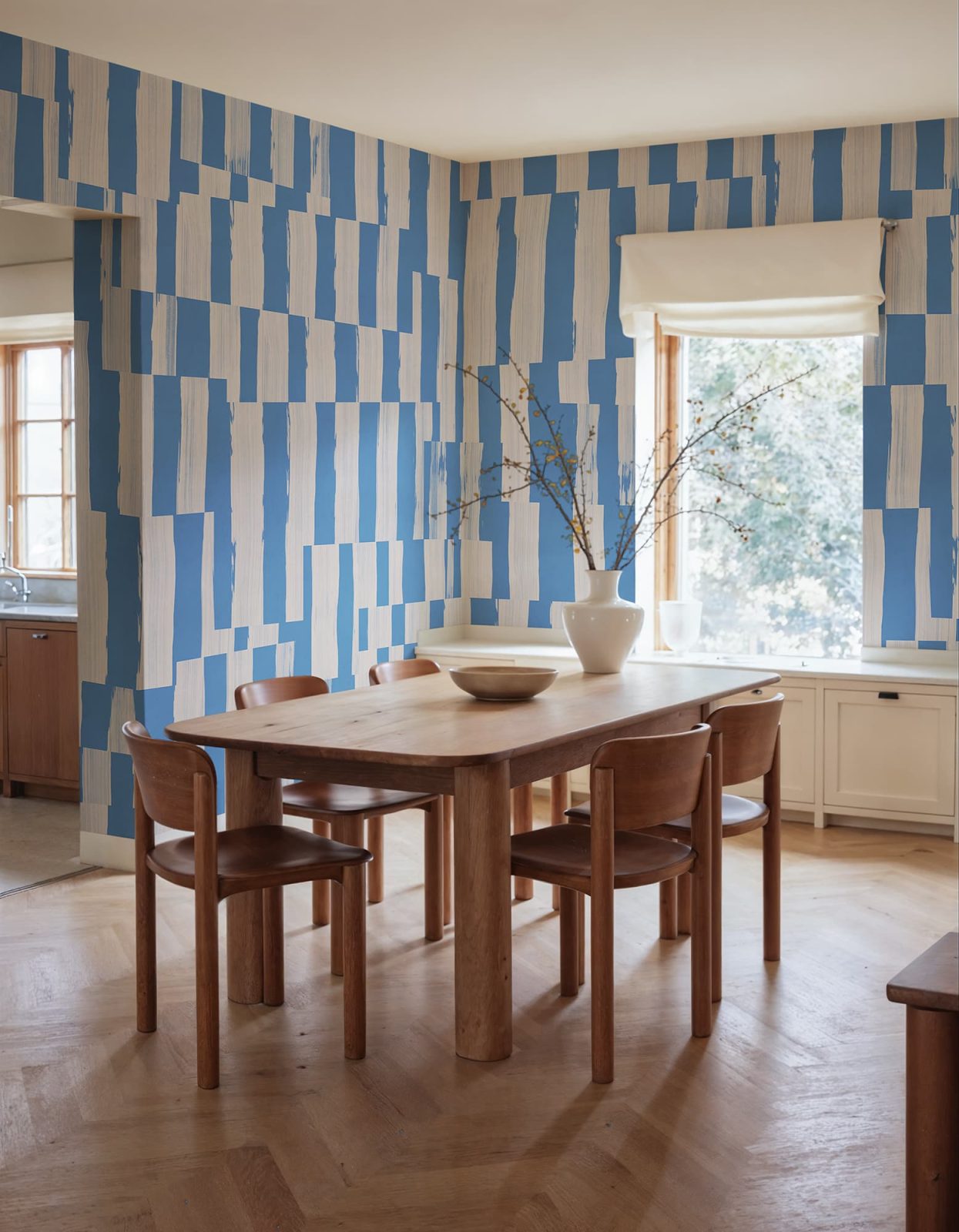 Broken Stripes, Blue, Rebel Walls 3