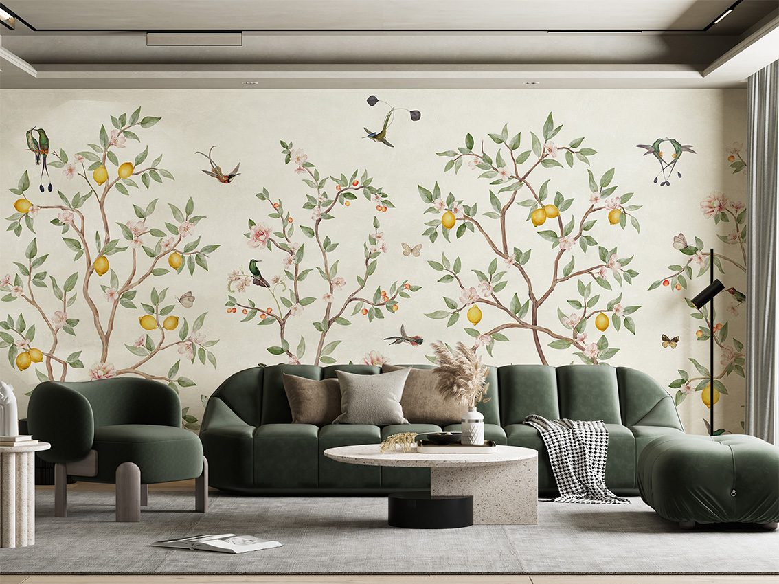 Lemon Tree Chinoiserie - White, Sir Edward 5