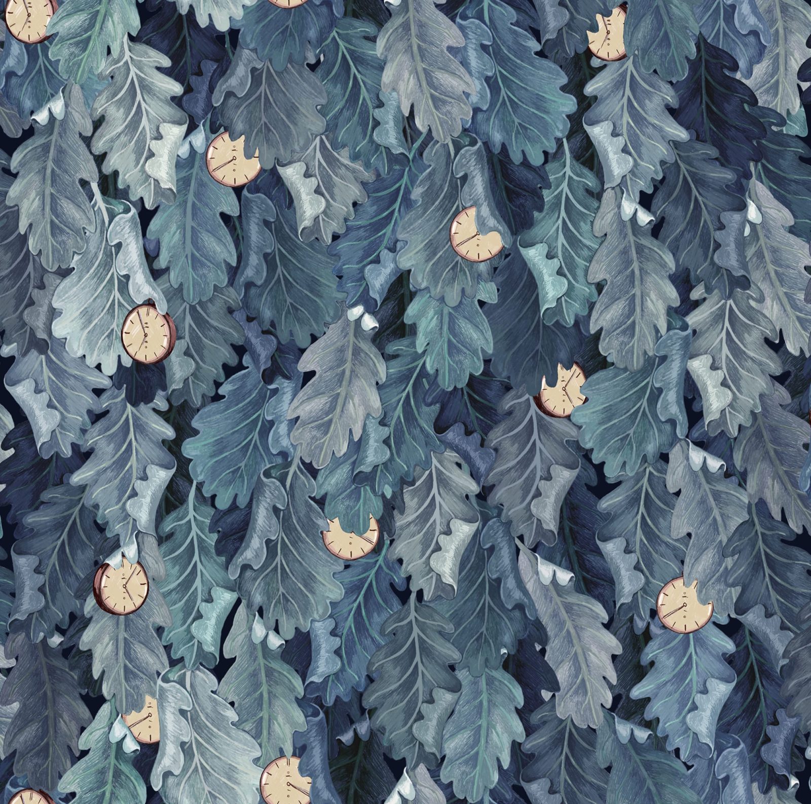 No Time to Waste, Blue, Rebel Walls, 5 mp / rola